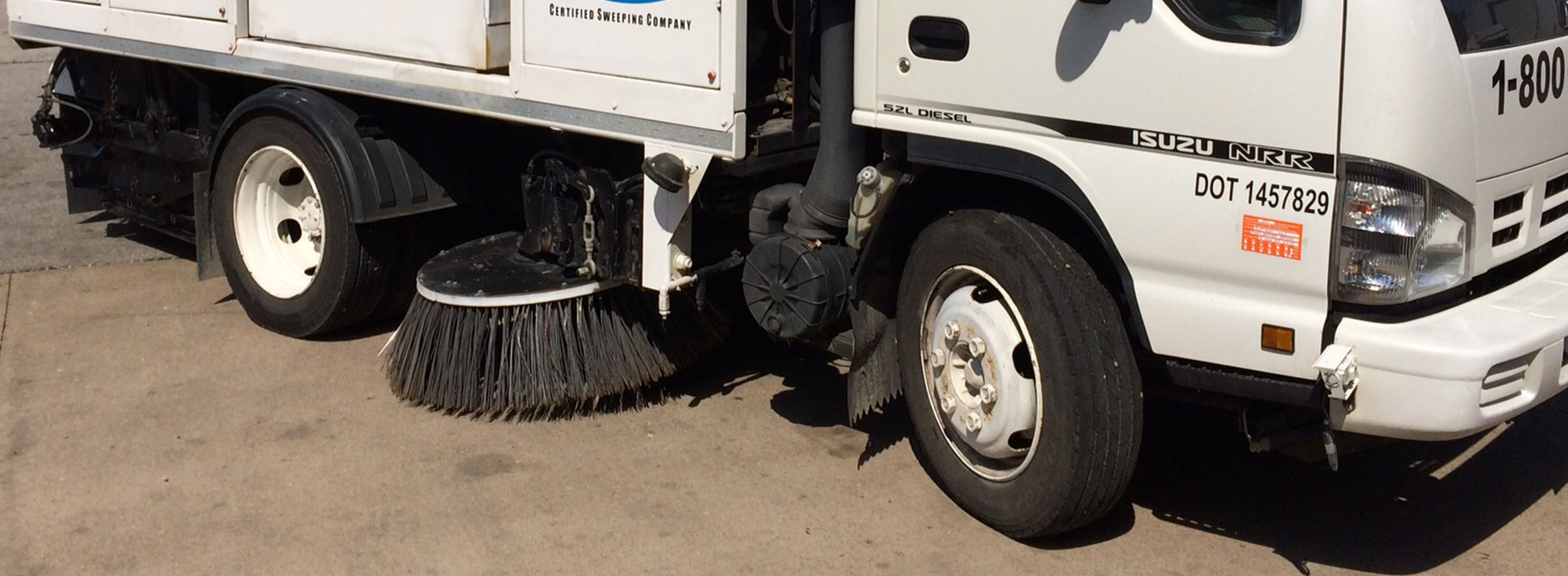Street Sweeper with Brushes | Katsam Property Services